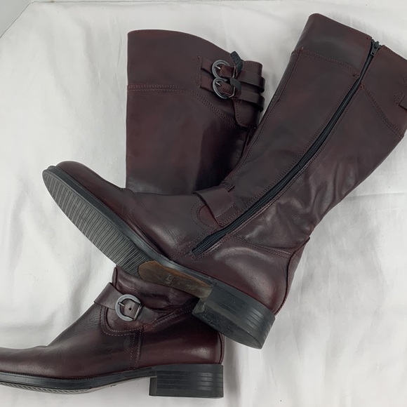 Aldo burgundy /brown knee high boots - Picture 8 of 15